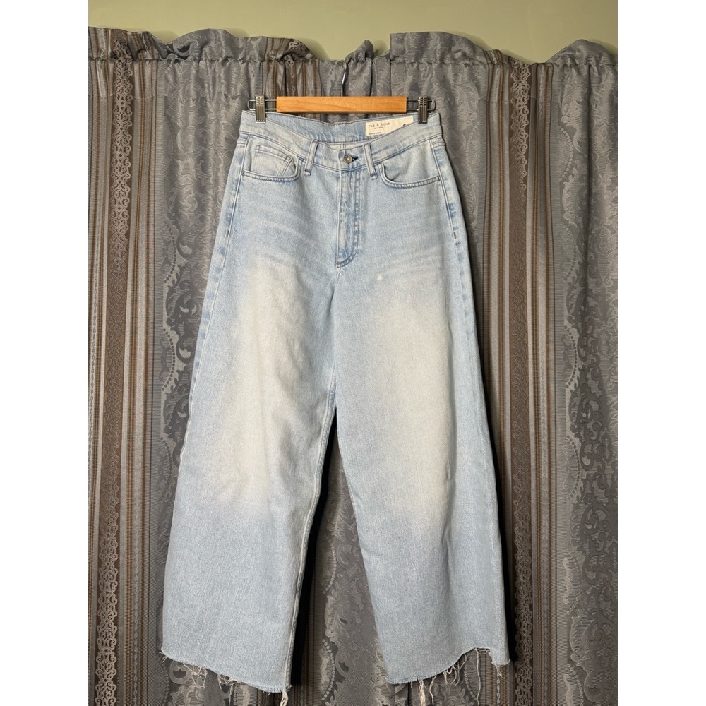 Rag & bone Serena Crop Wide Leg Jeans Wyncote - Picture 3 of 6